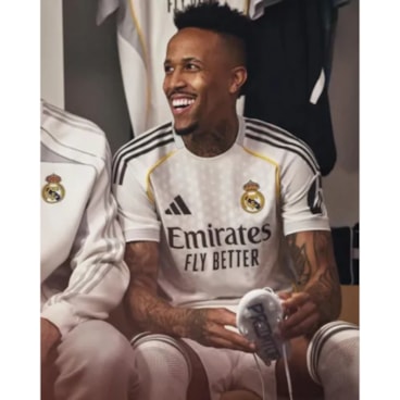 Camisa Real Madrid I 25/26 Adidas Jogador Masculina - Branca
