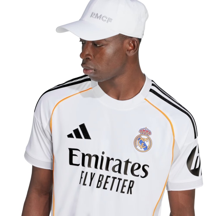 Camisa Real Madrid I 25/26 Adidas Torcedor Masculina - Branca