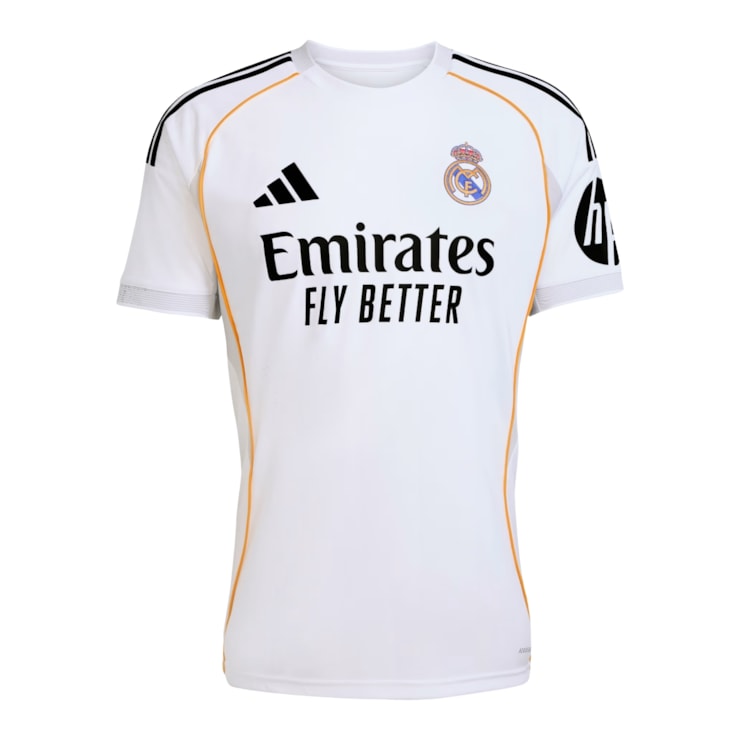 Camisa Real Madrid I 25/26 Adidas Torcedor Masculina - Branca