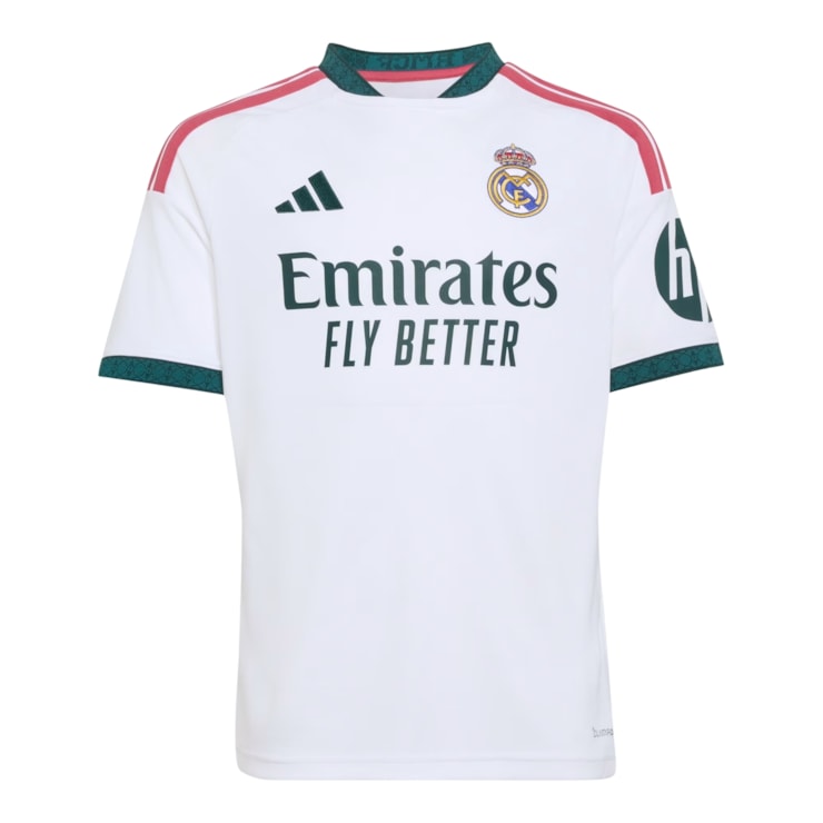 Camisa Real Madrid I 26/27 Adidas Infantil - Branca