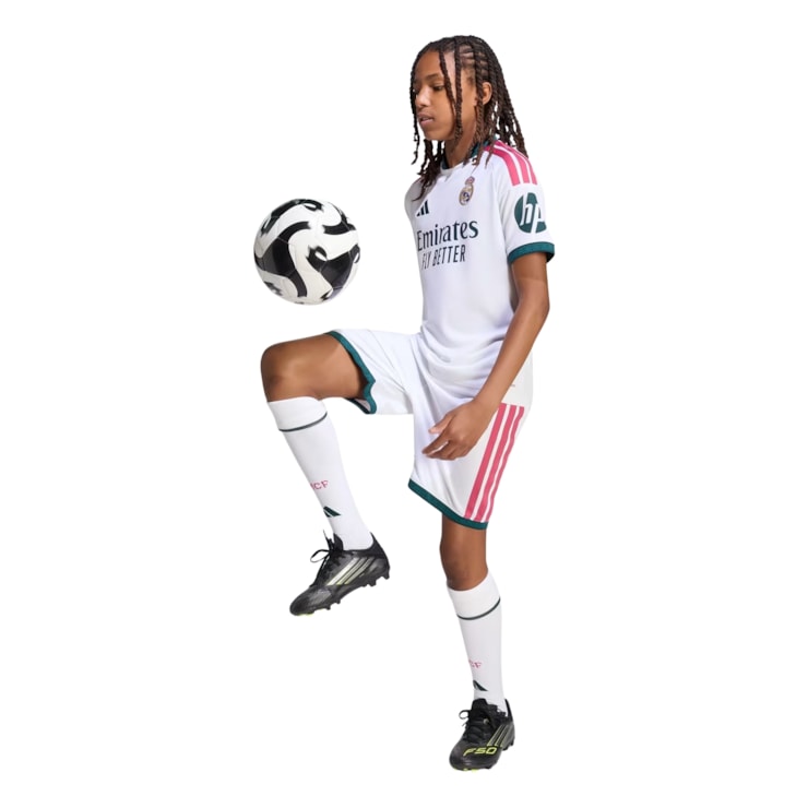 Camisa Real Madrid I 26/27 Adidas Infantil - Branca