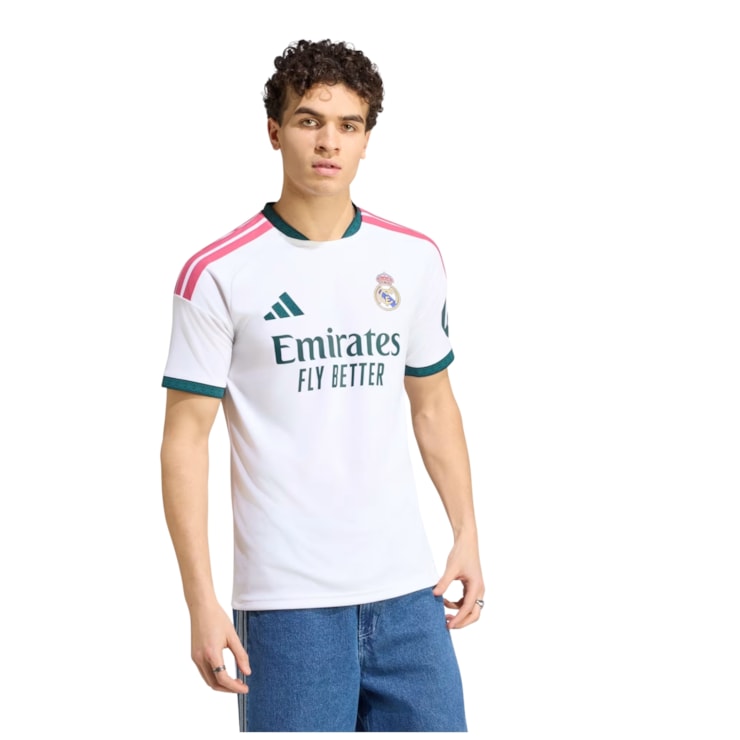 Camisa Real Madrid I 26/27 Adidas Torcedor Masculina - Branca
