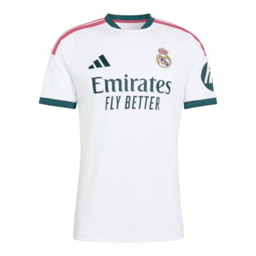 Camisa Real Madrid I 26/27 Adidas Torcedor Masculina - Branca