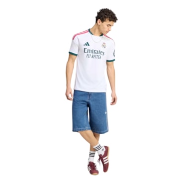 Camisa Real Madrid I 26/27 Adidas Torcedor Masculina - Branca