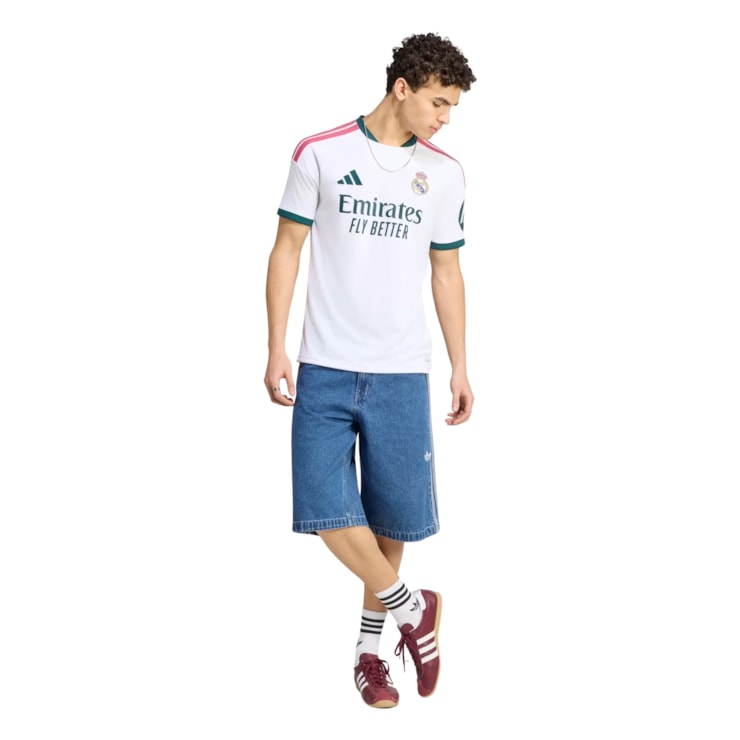 Camisa Real Madrid I 26/27 Adidas Torcedor Masculina - Branca