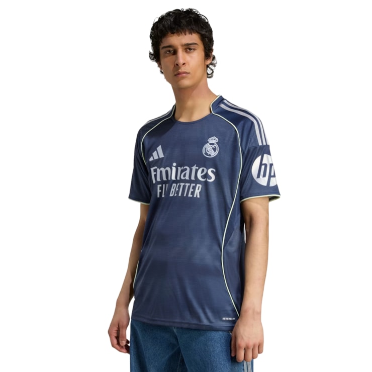 Camisa Real Madrid II 25/26 Adidas Masculina - Azul