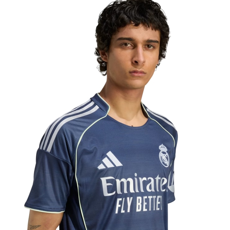 Camisa Real Madrid II 25/26 Adidas Masculina - Azul