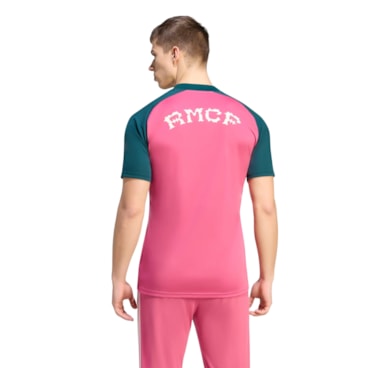 Camisa Real Madrid II 26/27 Adidas Pré-Jogo Masculina - Rosa/Verde