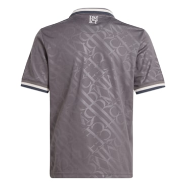 Camisa Real Madrid III 2024/25 Adidas Infantil - Cinza