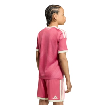 Camisa Real Madrid III 26/27 Adidas Infantil - Rosa
