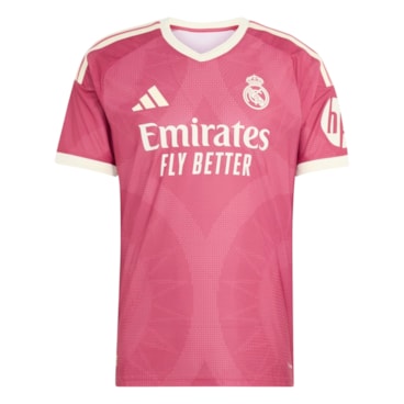 Camisa Real Madrid III 26/27 Adidas Jogador Masculina - Rosa