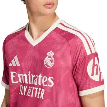 Camisa Real Madrid III 26/27 Adidas Masculina - Rosa