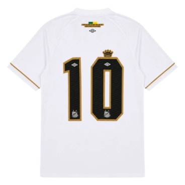 Camisa Santos I 26/27 Umbro N10 Torcedor Masculina - Branca