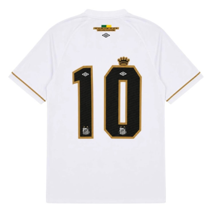 Camisa Santos I 26/27 Umbro N10 Torcedor Masculina - Branca