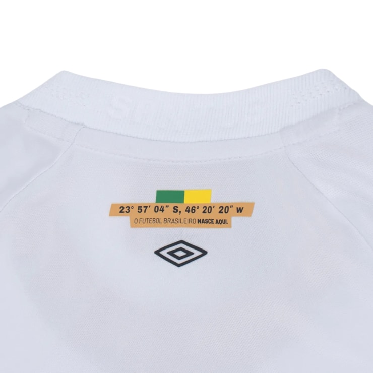 Camisa Santos I 26/27 Umbro N10 Torcedor Masculina - Branca