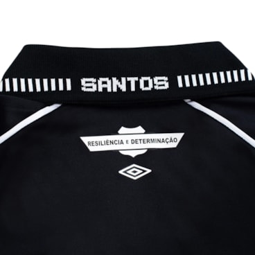 Camisa Santos III 26/27 Umbro Infantil - Preta/Branca