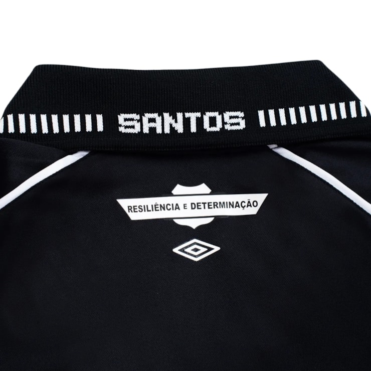 Camisa Santos III 26/27 Umbro Infantil - Preta/Branca