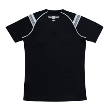 Camisa Santos III 26/27 Umbro Torcedora Feminina - Preta/Branca