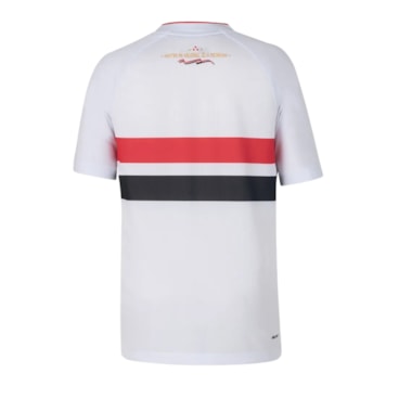 Camisa São Paulo I 26/27 New Balance Infantil - Branca/Vermelha