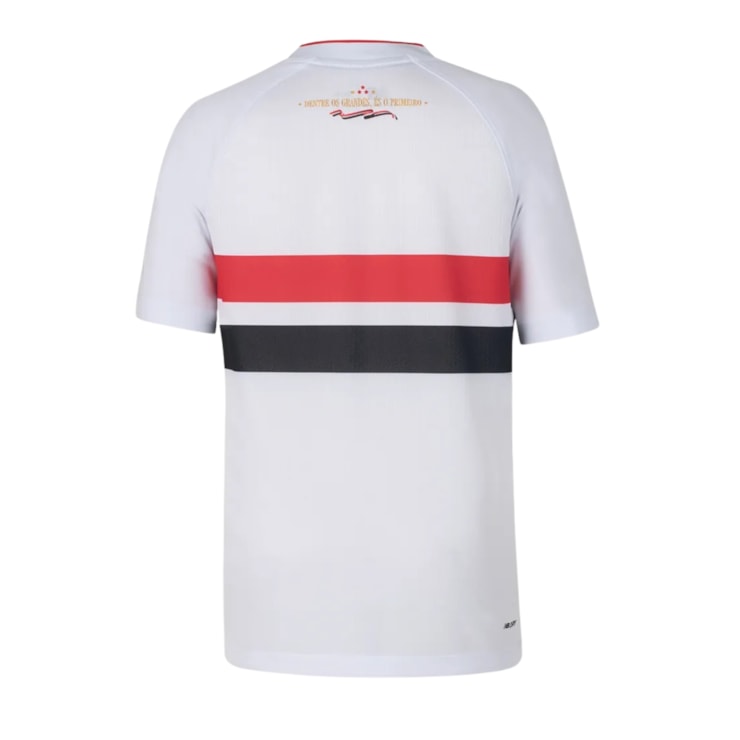 Camisa São Paulo I 26/27 New Balance Infantil - Branca/Vermelha