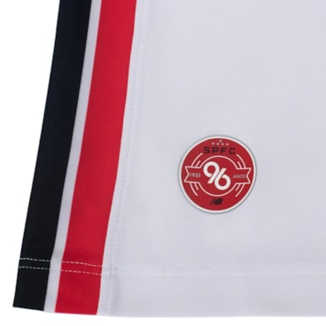 Camisa São Paulo I 26/27 New Balance Torcedora Feminina - Branca/Vermelha