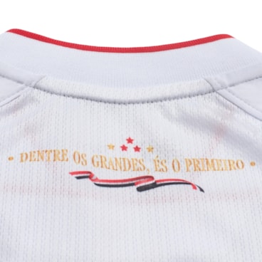 Camisa São Paulo I 26/27 New Balance Torcedora Feminina - Branca/Vermelha