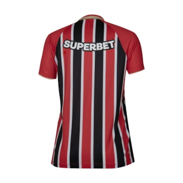 Camisa São Paulo II 25/26 New Balance Torcedora Feminina - Vermelha/Branca