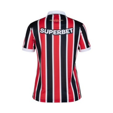 Camisa São Paulo II 26/27 New Balance Torcedor Feminina - Vermelha/Branca