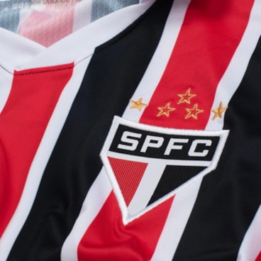 Camisa São Paulo II 26/27 New Balance Torcedor Feminina - Vermelha/Branca