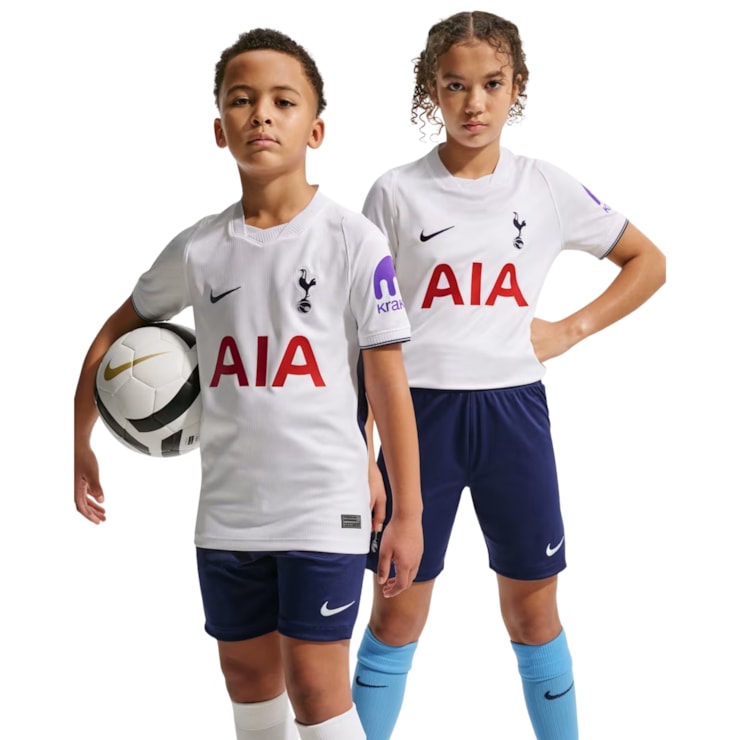 Camisa Tottenham I 26/27 Nike Stadium Infantil - Branca
