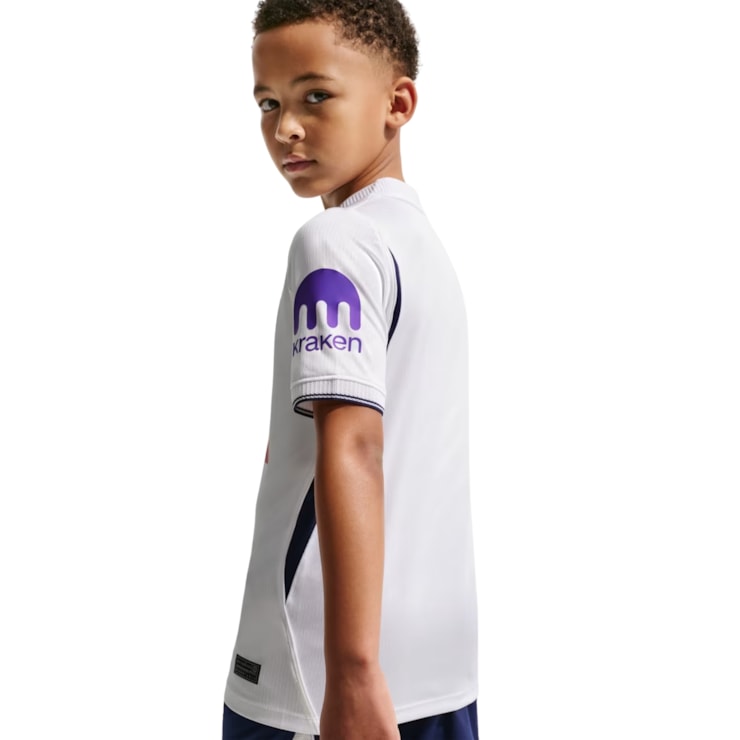 Camisa Tottenham I 26/27 Nike Stadium Infantil - Branca