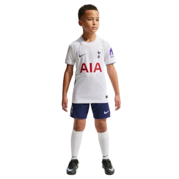 Camisa Tottenham I 26/27 Nike Stadium Infantil - Branca