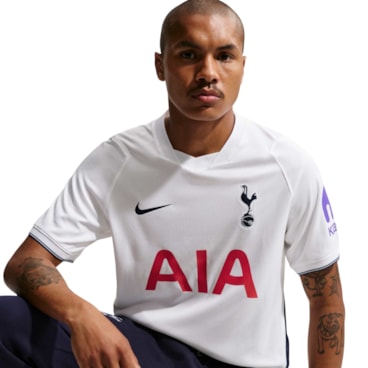 Camisa Tottenham I 26/27 Nike Torcedor Masculina - Branca