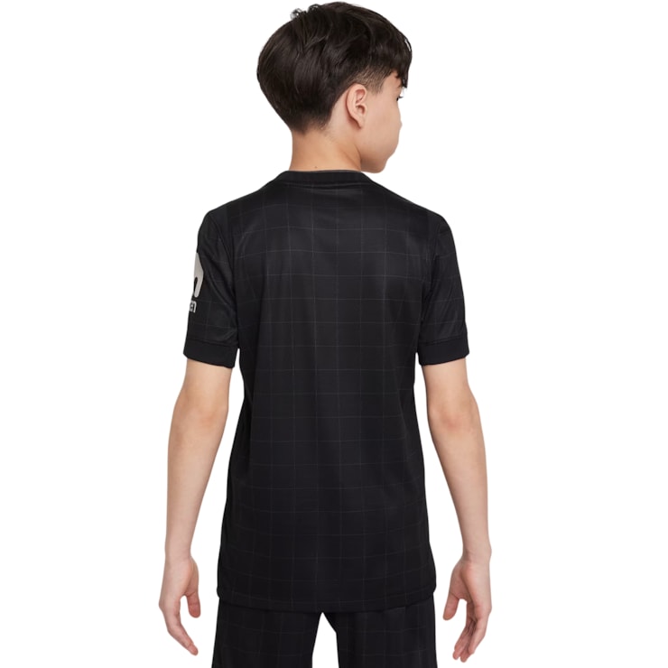 Camisa Tottenham II 25/26 Nike Torcedor Pro Infantil - Preta