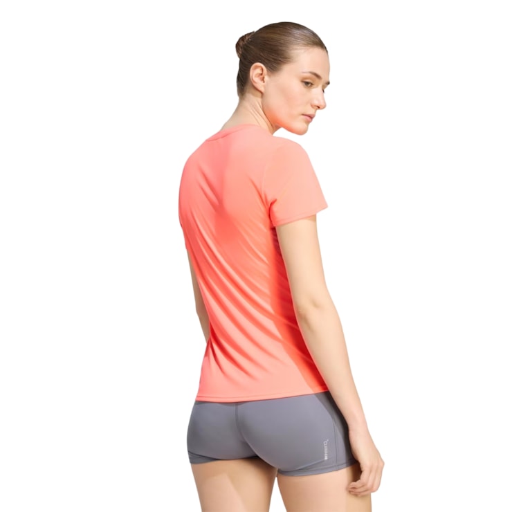 Camiseta Adidas Adizero Essentials Feminina - Laranja