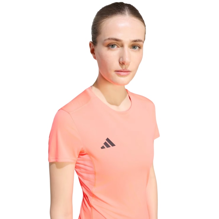 Camiseta Adidas Adizero Essentials Feminina - Laranja