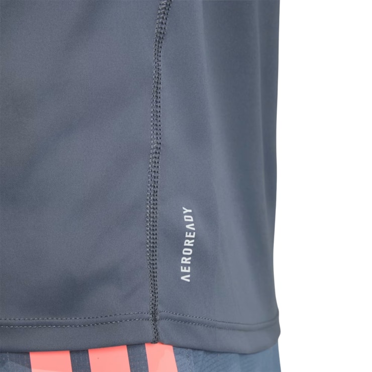 Camiseta Adidas Adizero Essentials Masculina - Cinza
