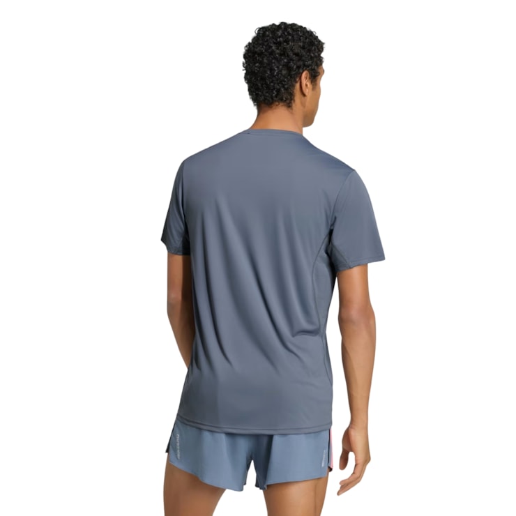Camiseta Adidas Adizero Essentials Masculina - Cinza