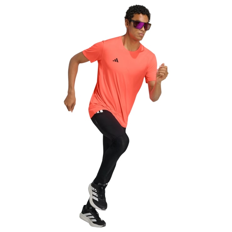 Camiseta Adidas Adizero Essentials Masculina - Laranja