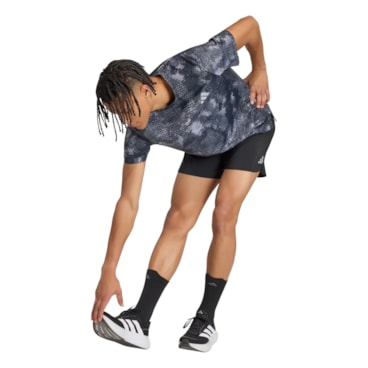 Camiseta Adidas Animal Print Adi365 Iconic Masculina - Cinza