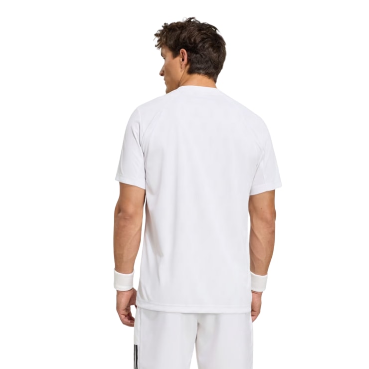 Camiseta Adidas Club Graph Climacool Masculina - Branca