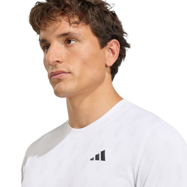 Camiseta Adidas Club Graph Climacool Masculina - Branca