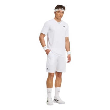 Camiseta Adidas Club Graph Climacool Masculina - Branca