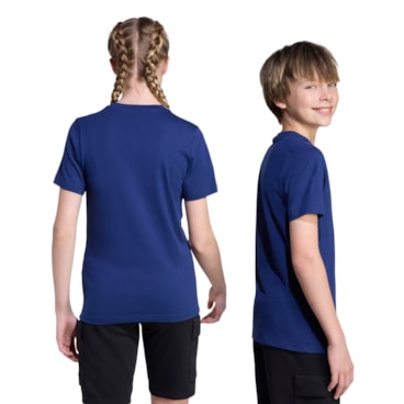 Camiseta Adidas Collegiate Infantil - Azul Escuro