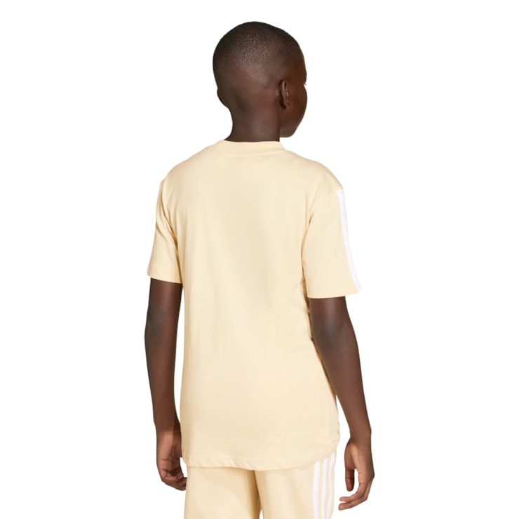 Camiseta Adidas Essentials Infantil - Bege