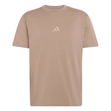 Camiseta Adidas Foundation Masculina - Marrom