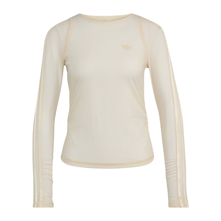 Camiseta Adidas Manga Longa Originals Sport Feminina - Bege
