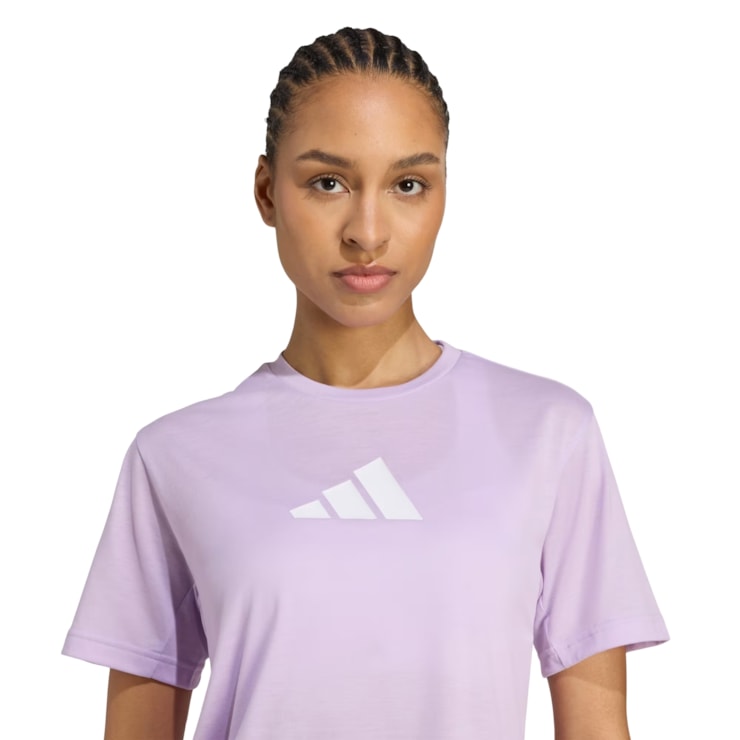 Camiseta Adidas Perfomance Essentials Feminina - Lilás