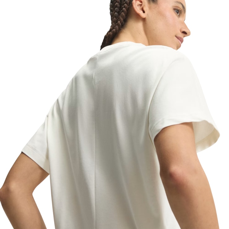 Camiseta Adidas Soft Lux Feminina - Off White
