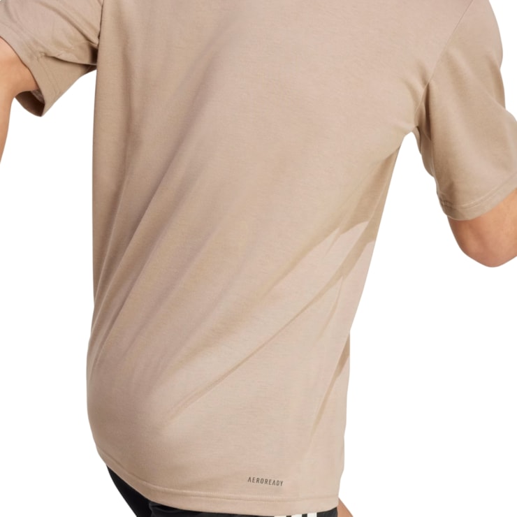 Camiseta Adidas Train Essentials Feelready Masculina - Marrom